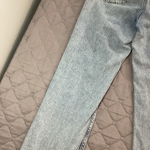 Abercrombie & Fitch The Ankle Straight Ultra High Rise Jeans Patch Size 24/00L - Picture 16 of 16